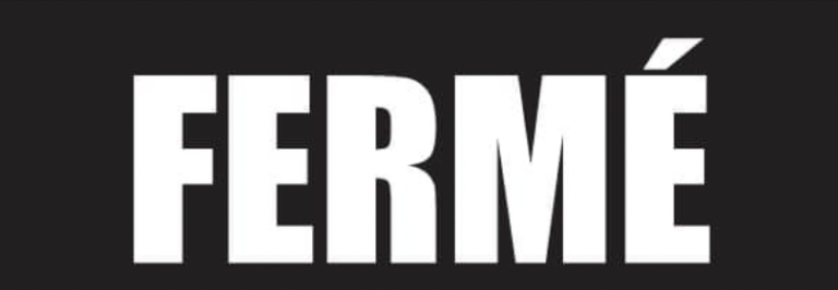 Fermé