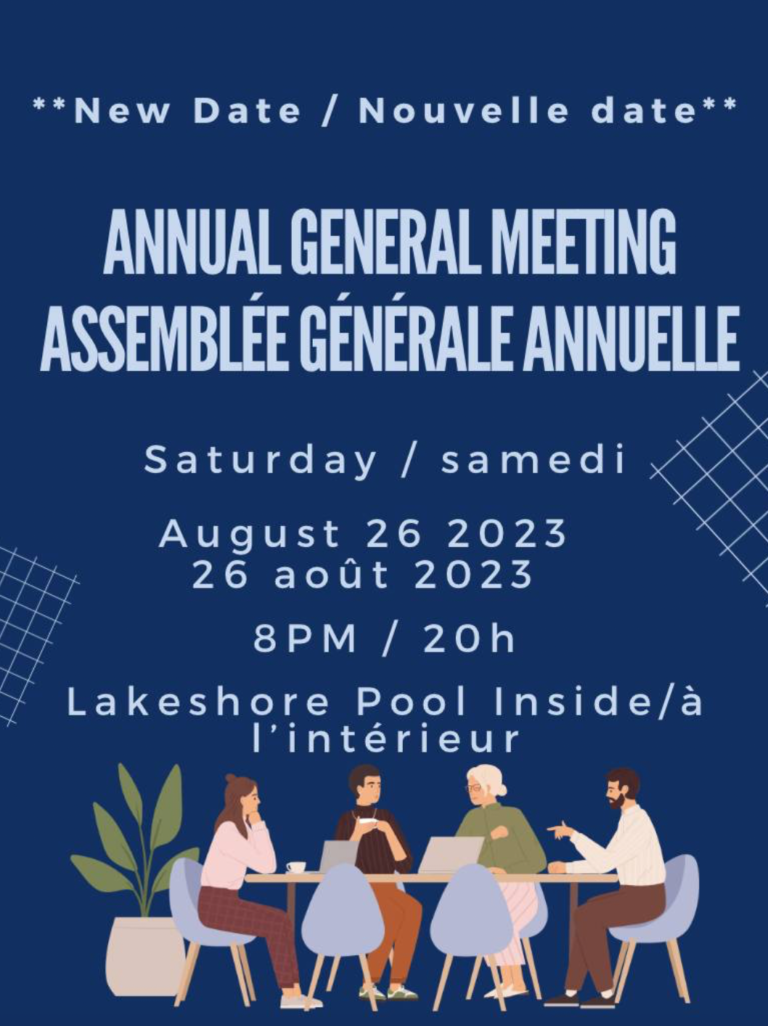 AGA – Nouvelle date!